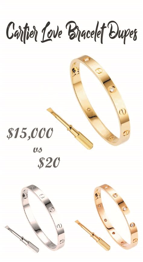 Cartier Love Bracelet Dupes You Can Actually Afford!